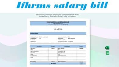 ifhrms salary bill