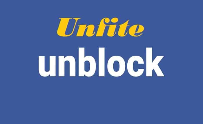 unfite unblock